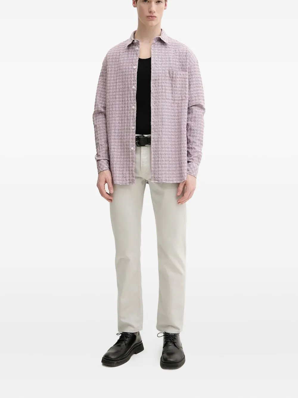 SAMSOE SAMSOE straight-leg cotton jeans | Neutrals | Image 1