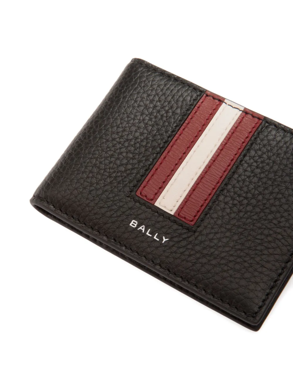 Bally Leren portemonnee Zwart