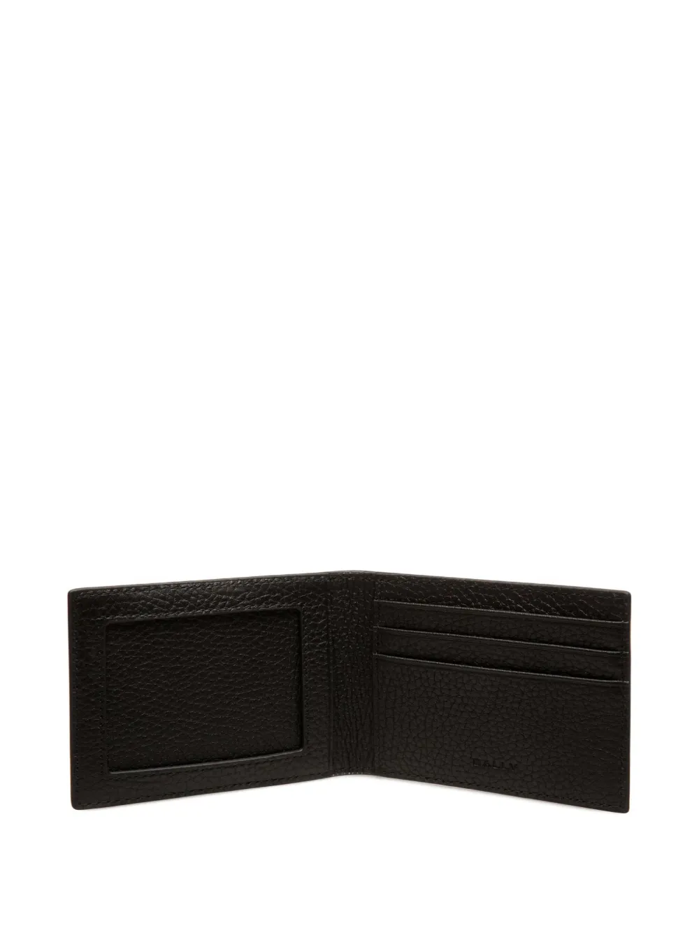 Bally Leren portemonnee Zwart