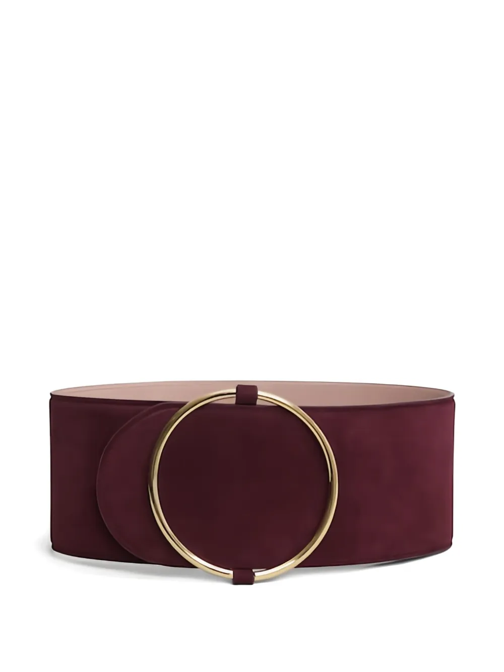 Alaïa ring-buckle suede belt | Red | Image 1