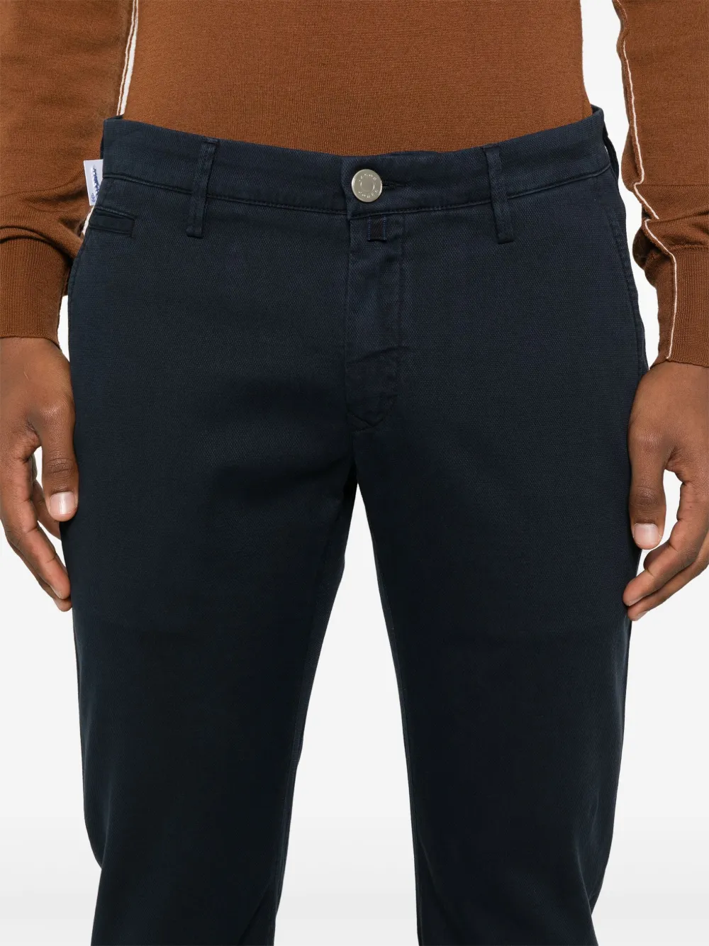 Jacob Cohën Broek van katoenblend Blauw