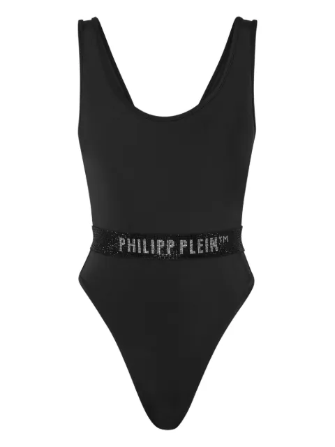 Philipp Plein مايوه بشريط شعار الماركة