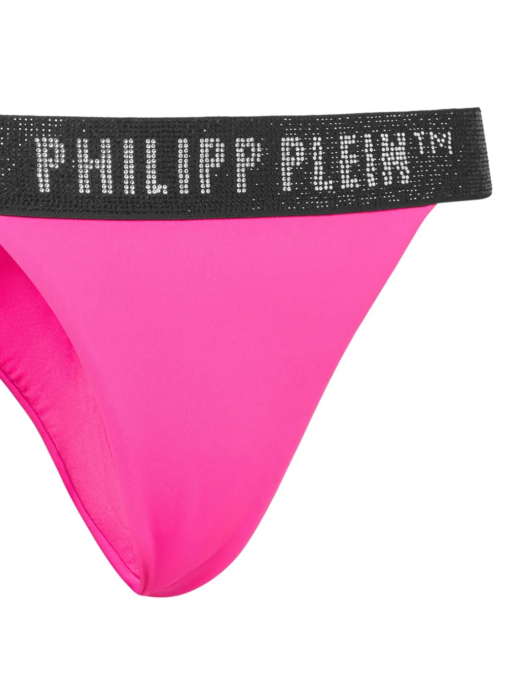 Philipp Plein Bikinislip met logoband Roze