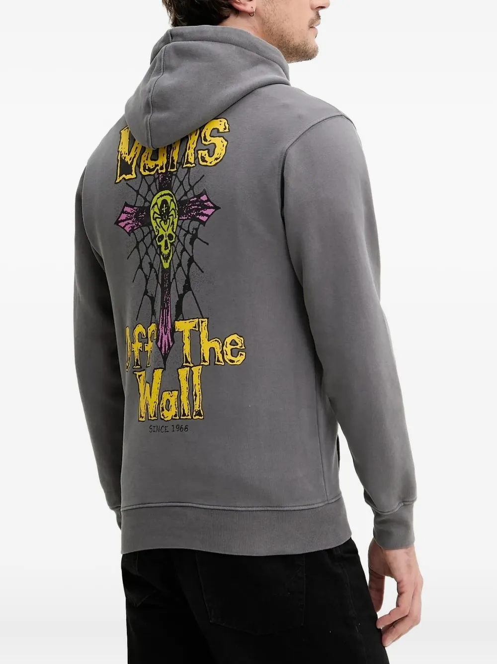 Vans graphic-print hoodie Grijs