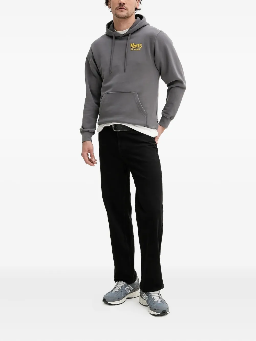Vans graphic-print hoodie Grijs