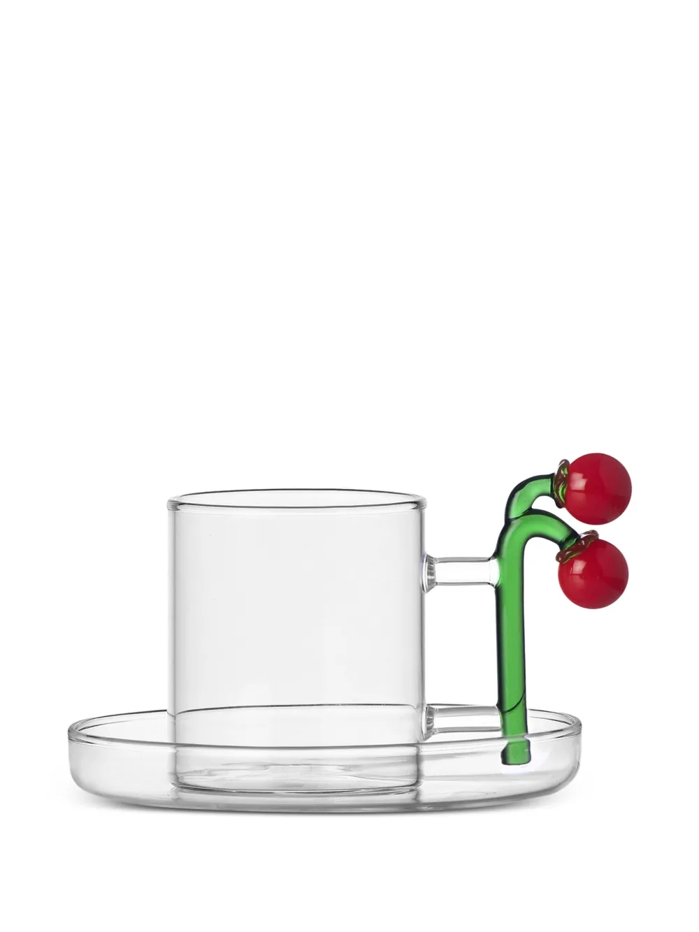 Ichendorf Milano vegetable-themed glass cup 5.5cm (set of six) | Tableware | Image 2