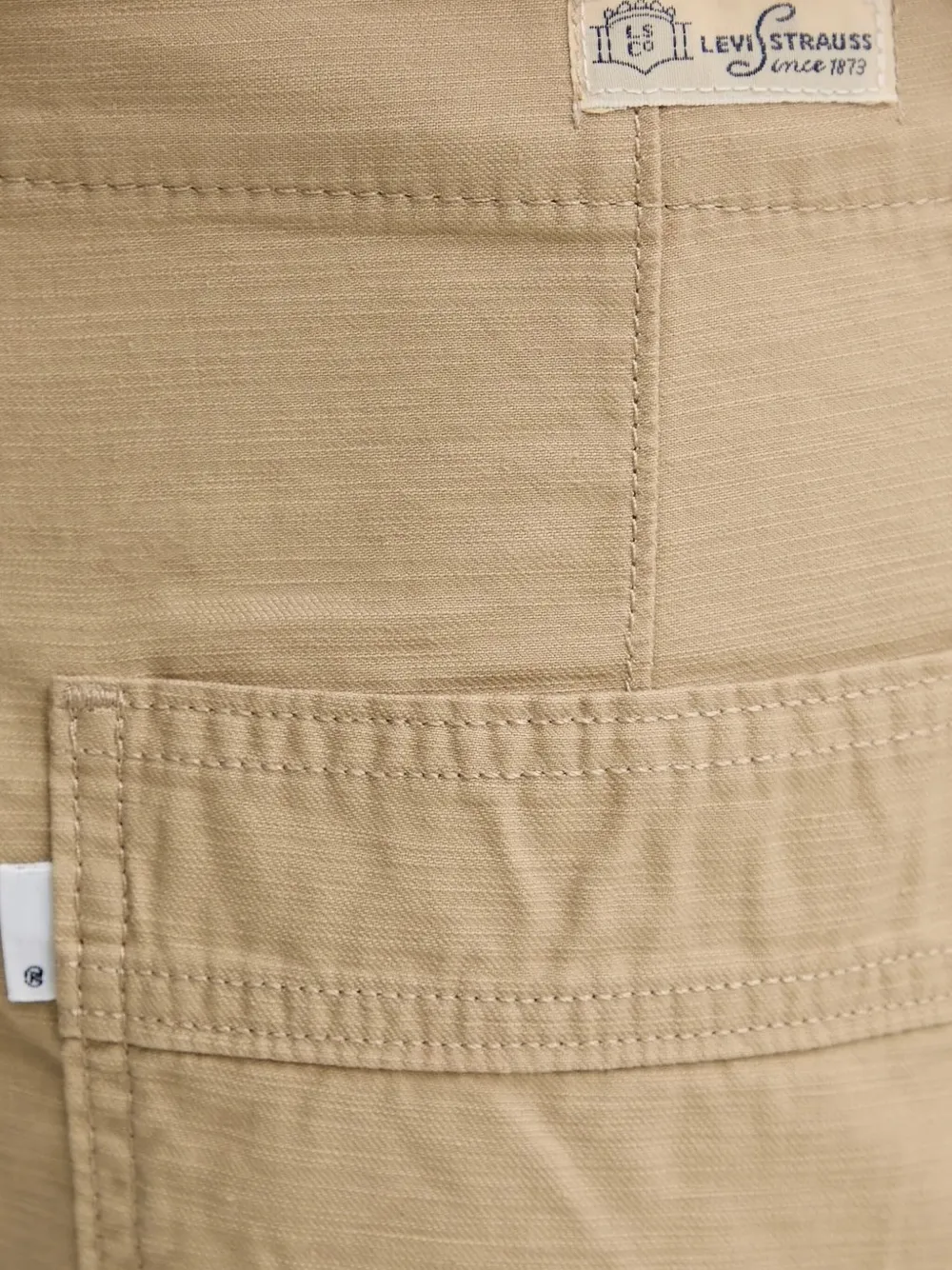 Levi's 90s straight broek met zak Beige