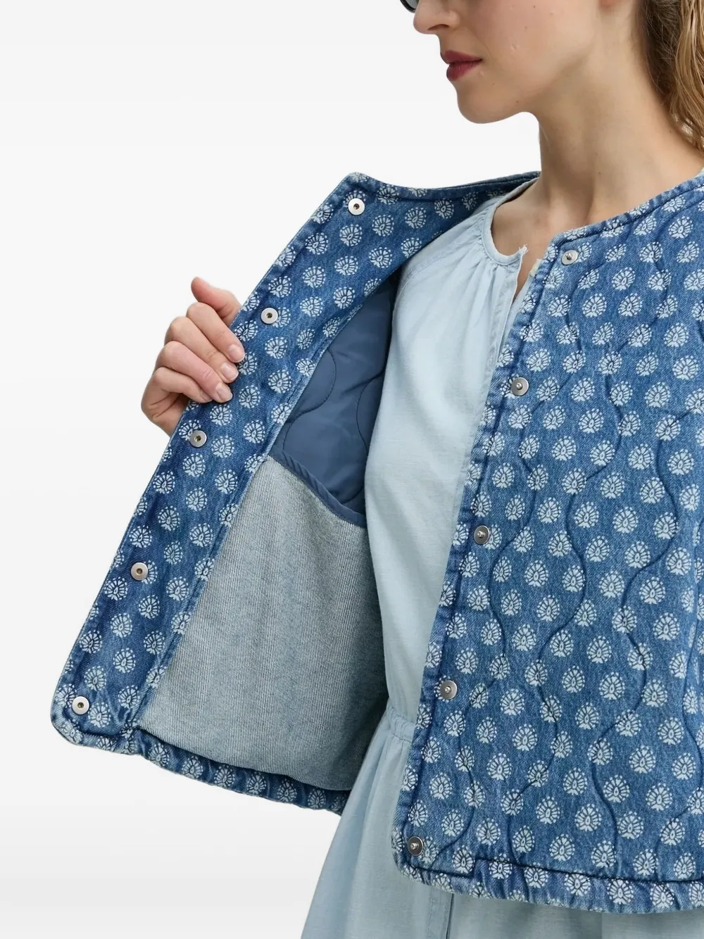 Levi's Gewatteerd jack Blauw