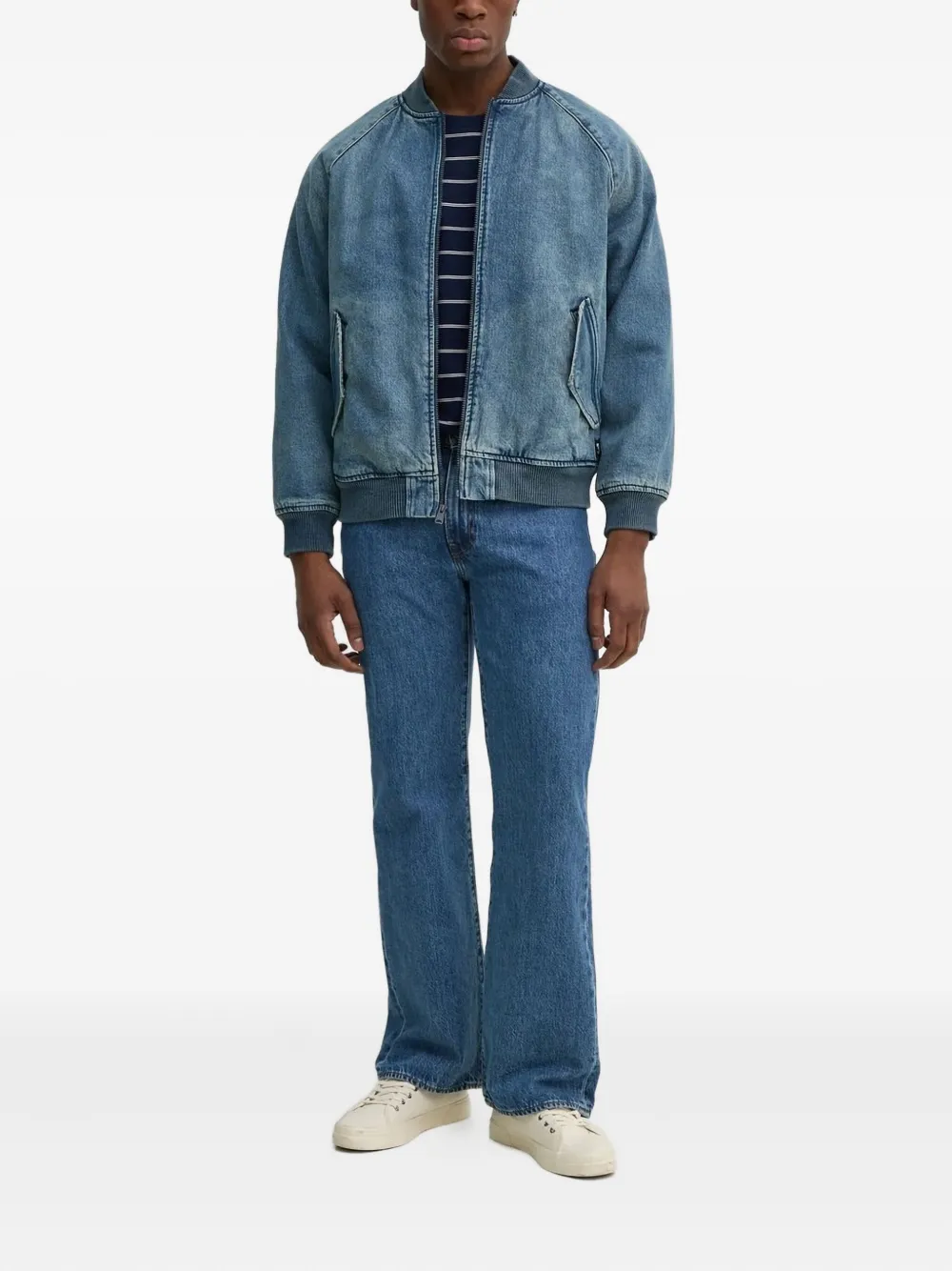 Levi's Denim jack Blauw