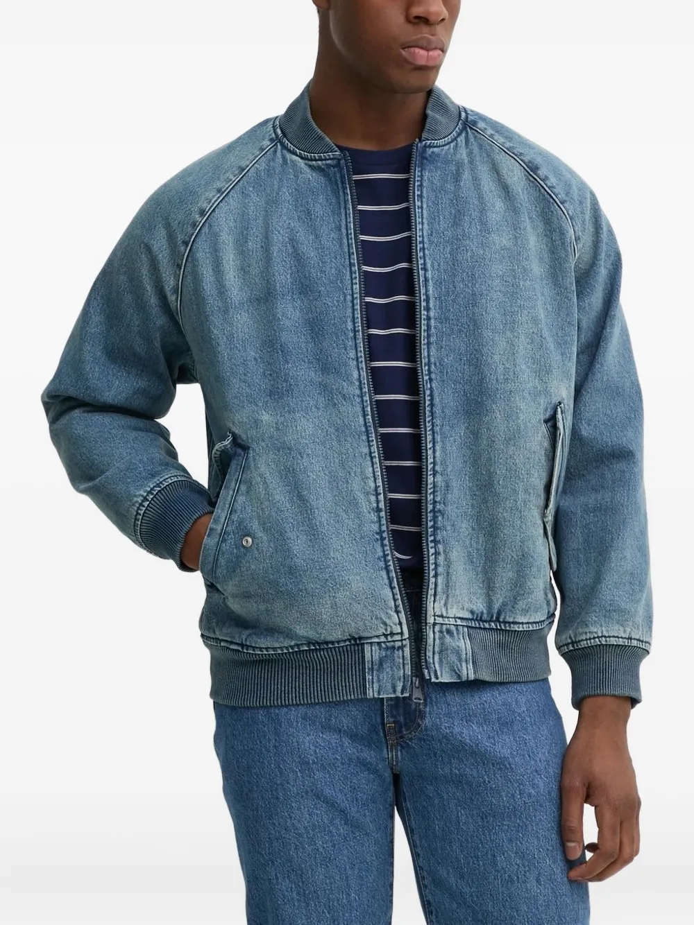 Levi's 505 Classic jeans met vijf zakken Grijs