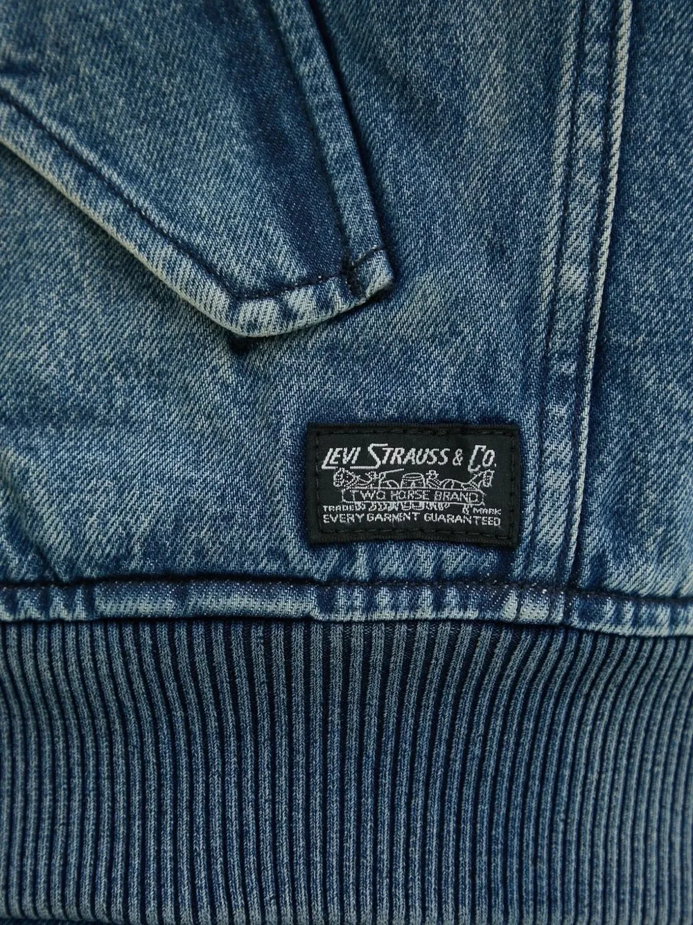Levi's Denim jack Blauw