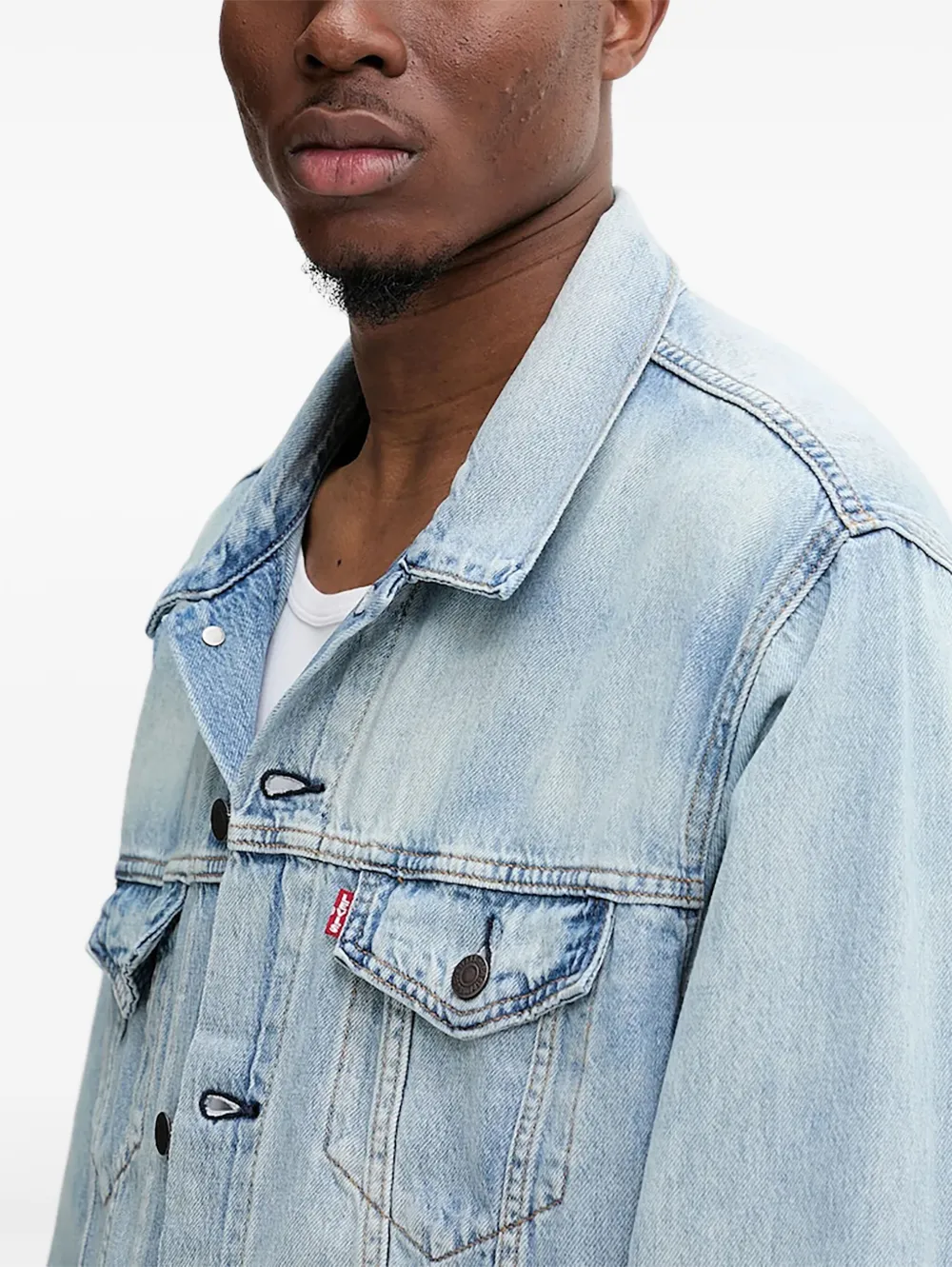 Levi's Button-fastening Denim Jacket In Blue