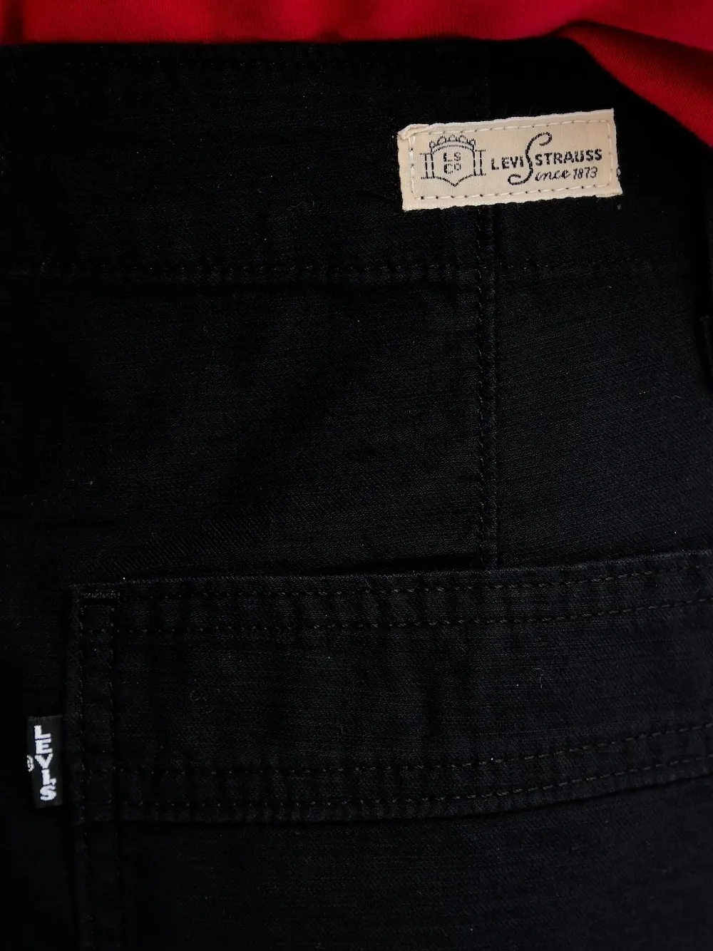 Levi's patch-pocket jeans Zwart