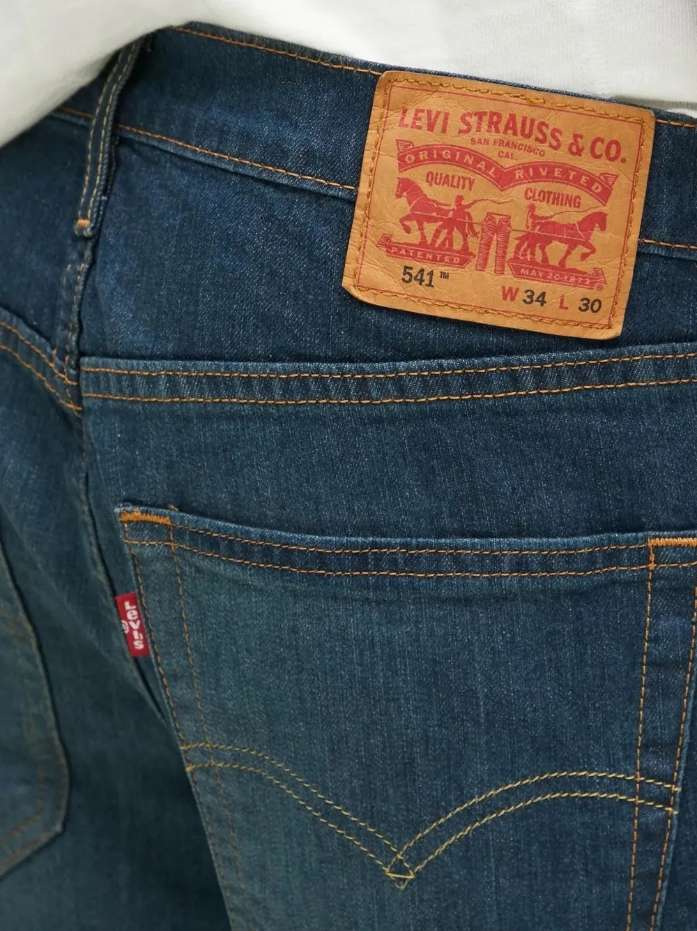Levi's 541 jeans met logopatch Blauw
