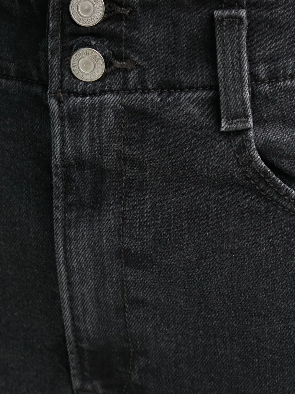 Levi's Ribcage Bell flared jeans Zwart