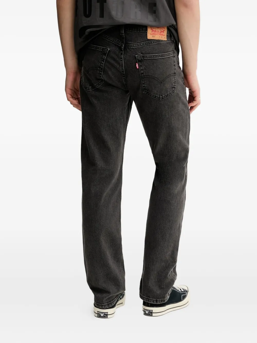 Levi's 505 classic five-pocket jeans - Grijs