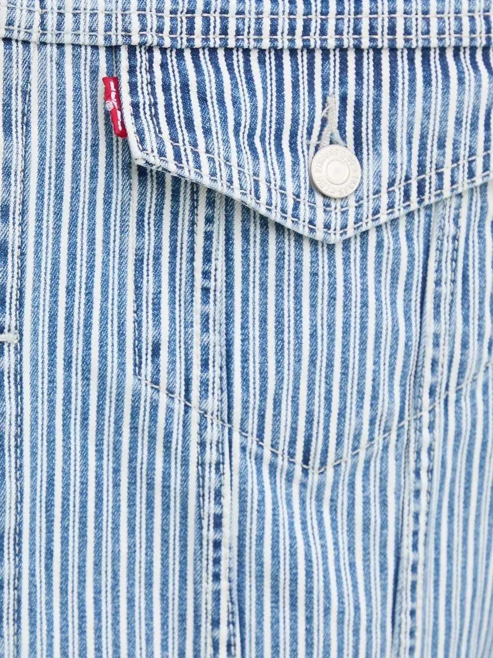 Levi's Denim jack Blauw