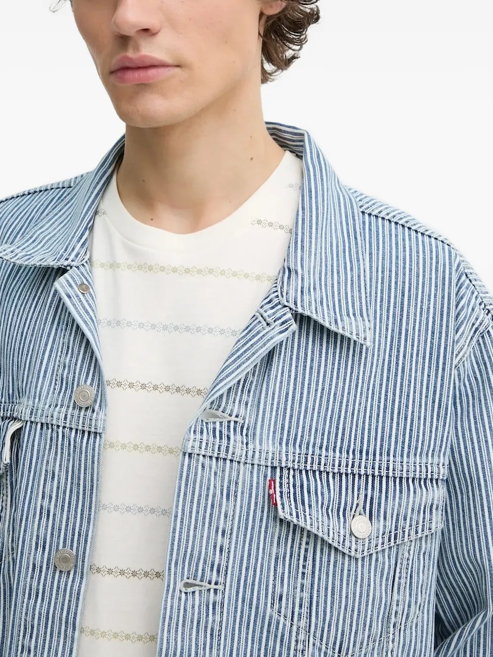 Levi's Denim jack Blauw