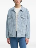 Levi's striped denim jacket - Blue