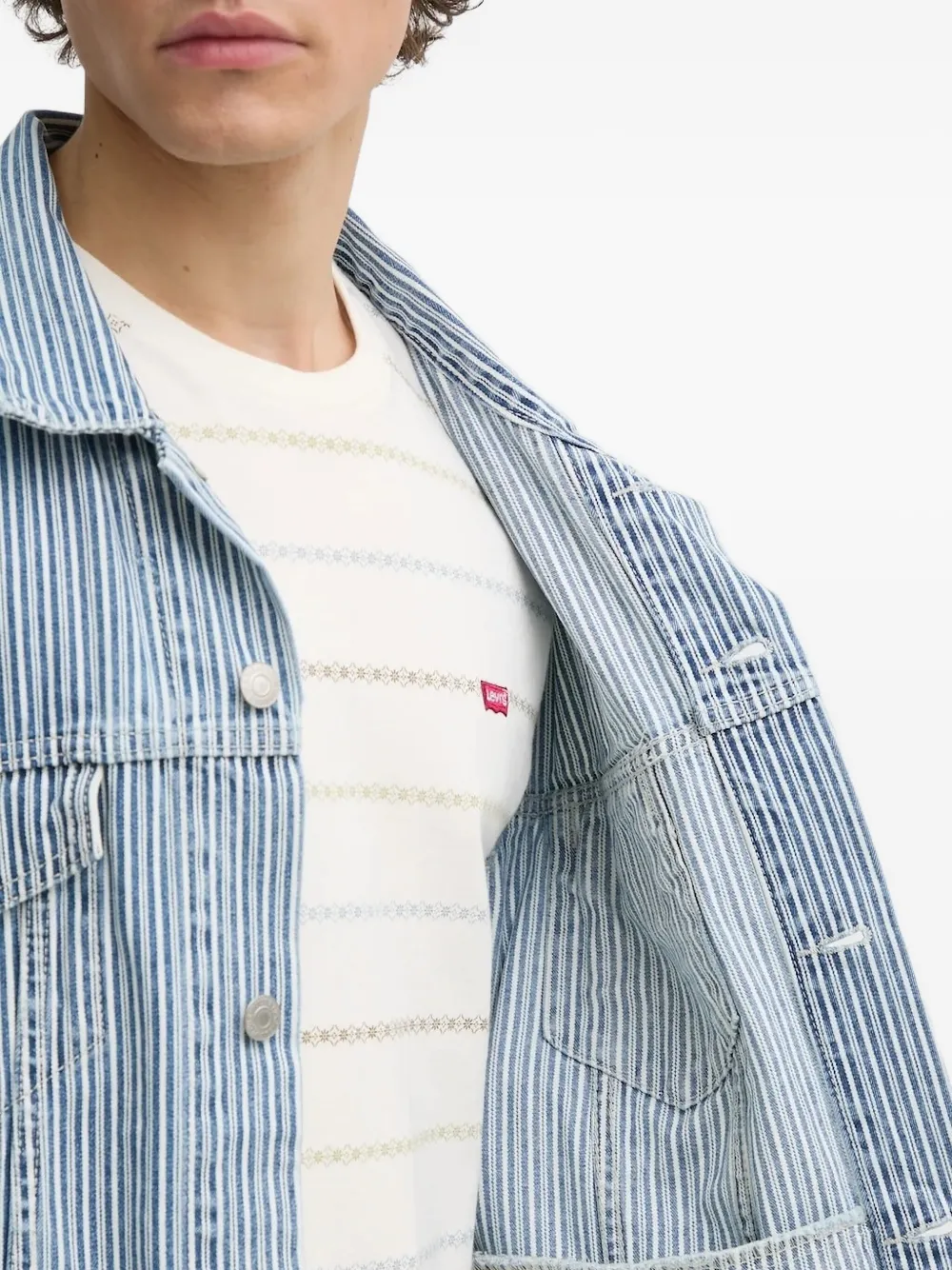 Levi's Denim jack Blauw