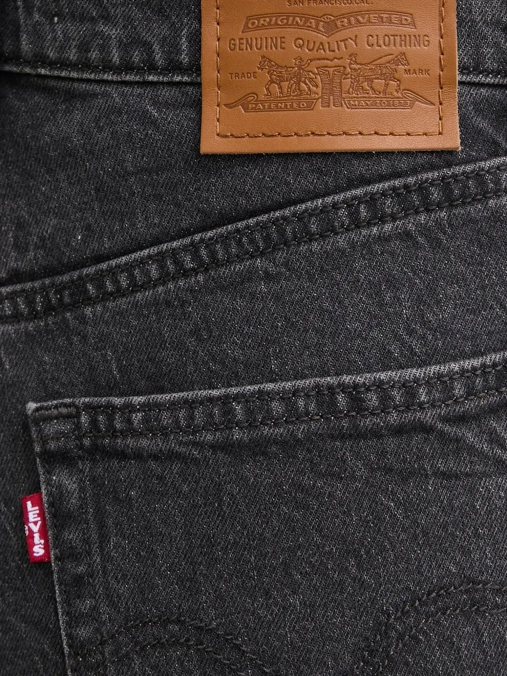 Levi's Straight jeans Zwart