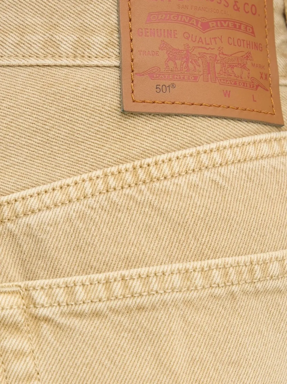 Levi's Straight jeans Beige