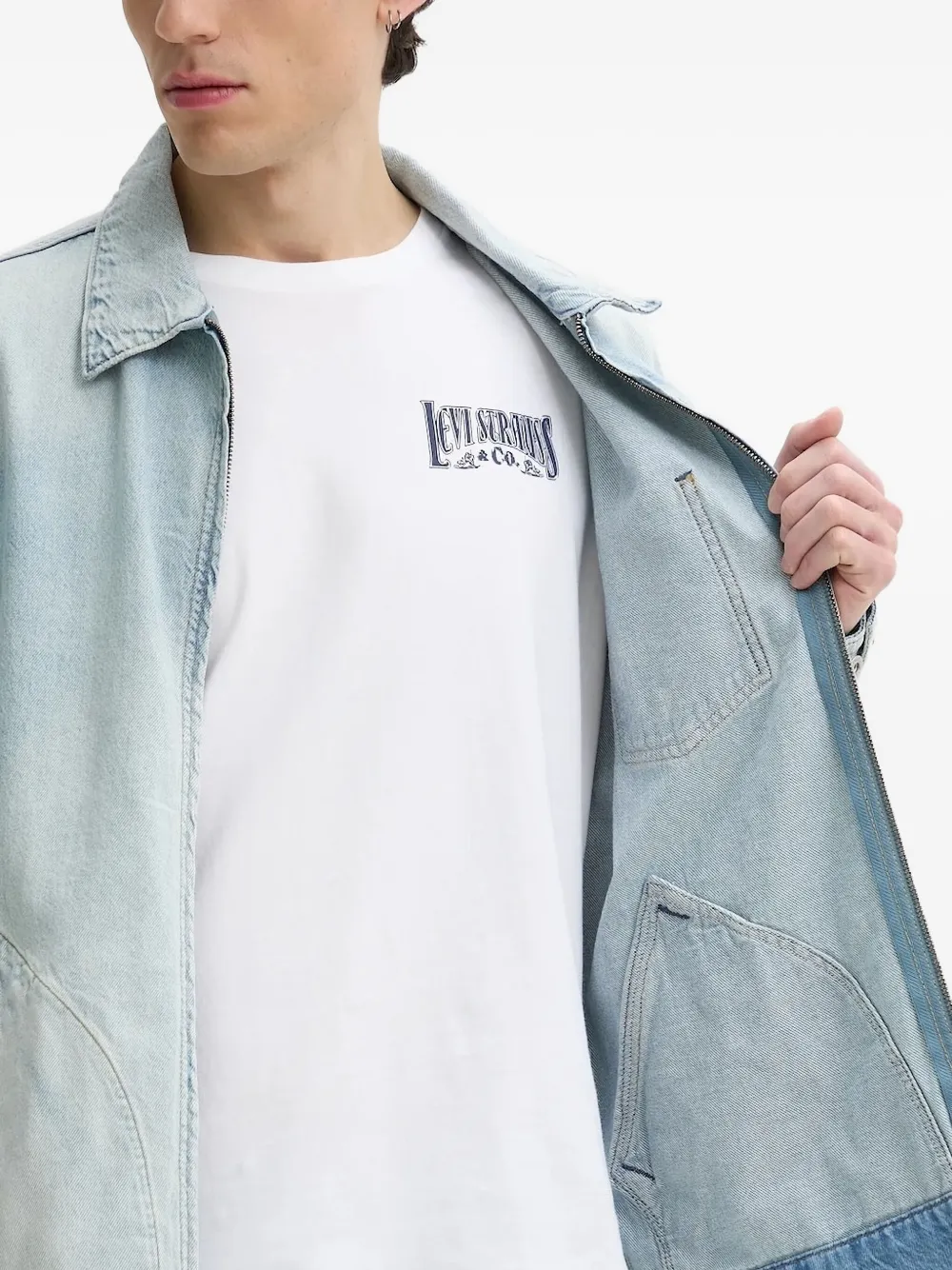 Levi's Jack met zak aan de voorkant Blauw