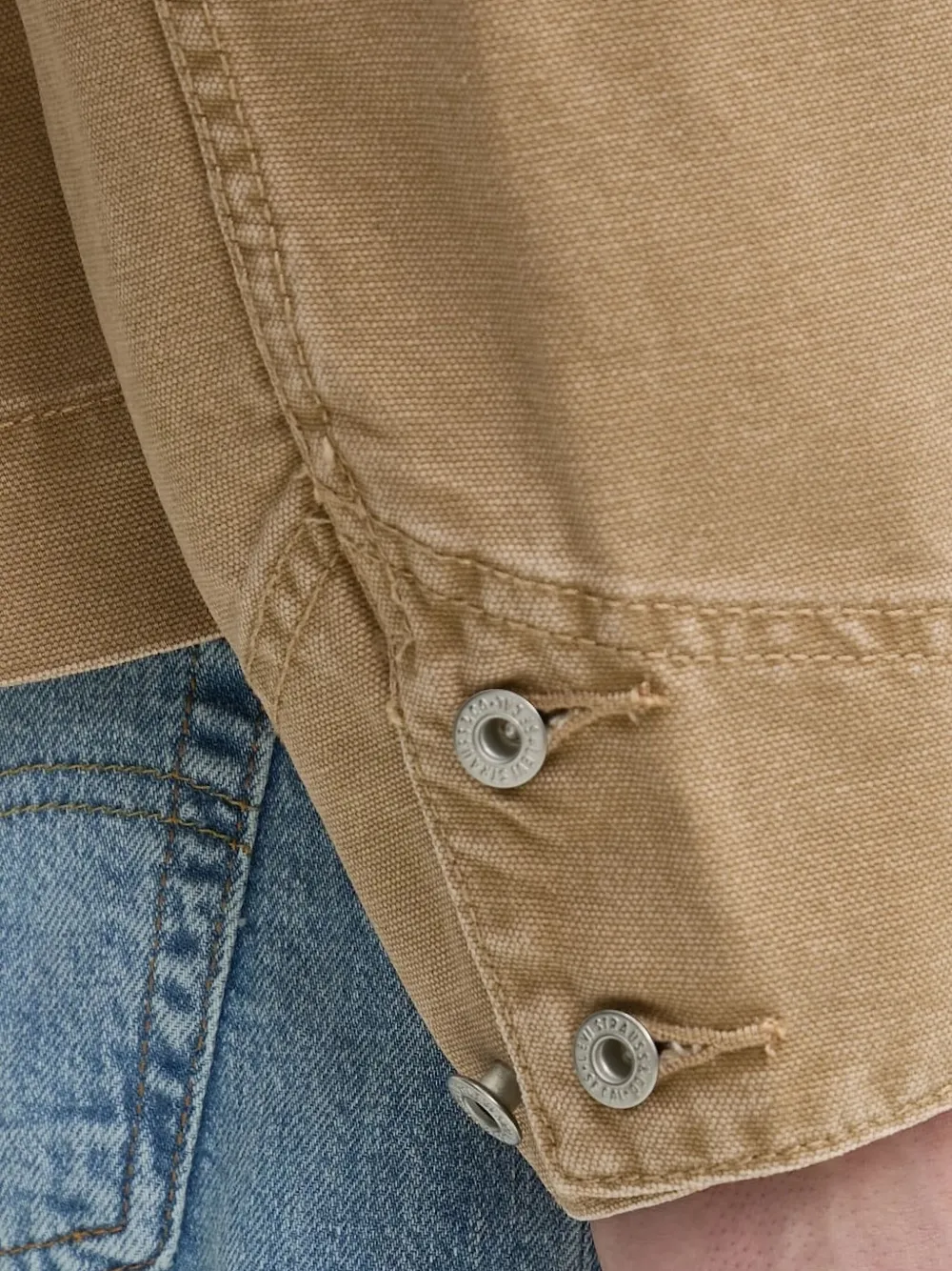 Levi's Jack met ribfluwelen kraag Beige
