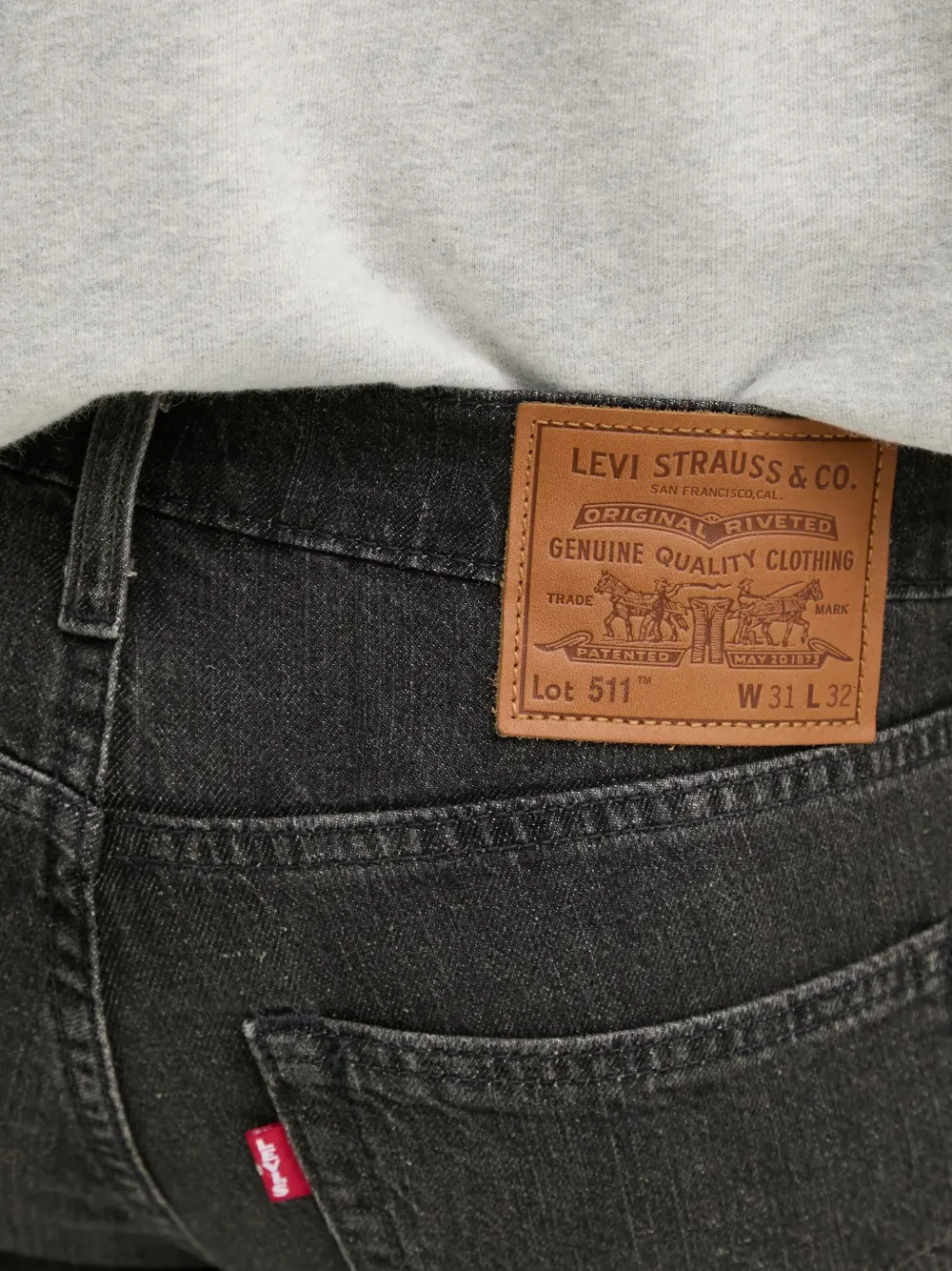 Levi's Stretch-katoenen jeans 6135 NERO