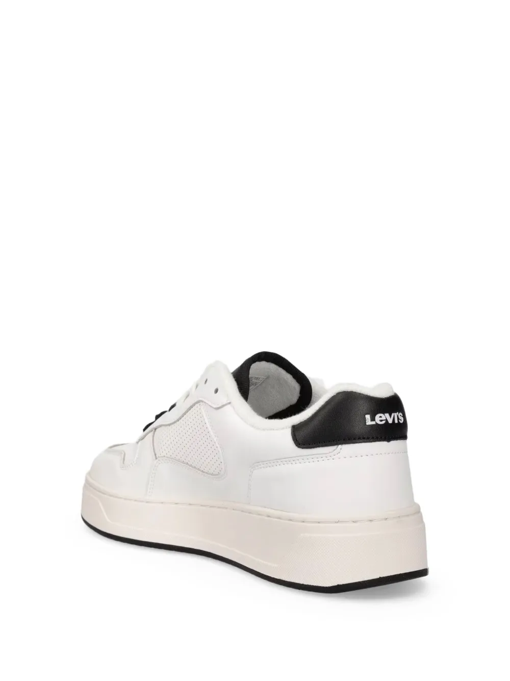 Levi's Glide perforated leather low-top sneakers White