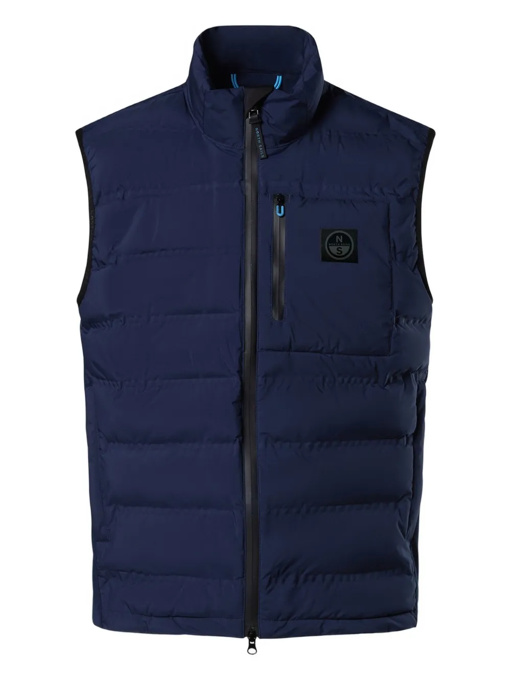 North Sails quilted vest Blauw
