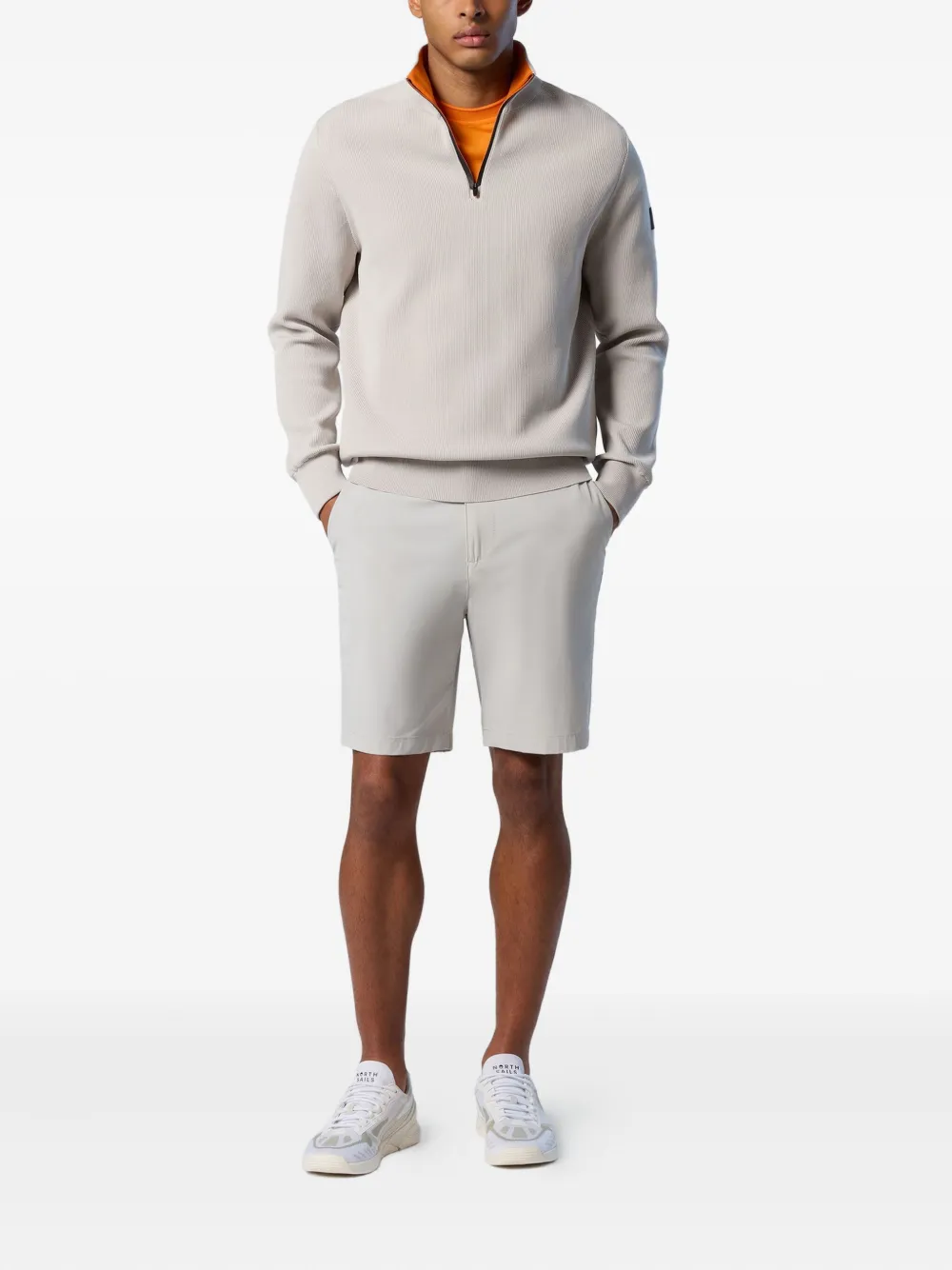 North Sails belt-loops D-ring shorts - Grijs