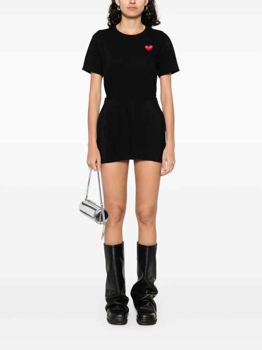 COMME DES GARÇONS PLAY HEART-PRINT T-SHIRT