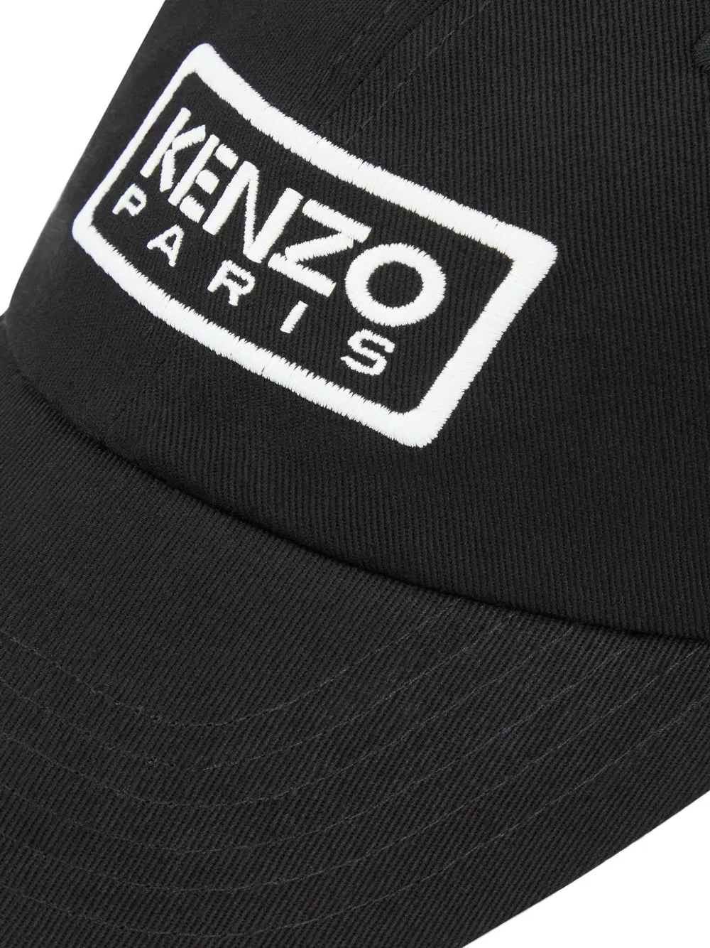 Kenzo logo-plaque baseball cap Zwart