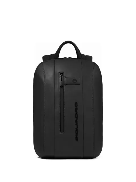 PIQUADRO top-handle leather backpack