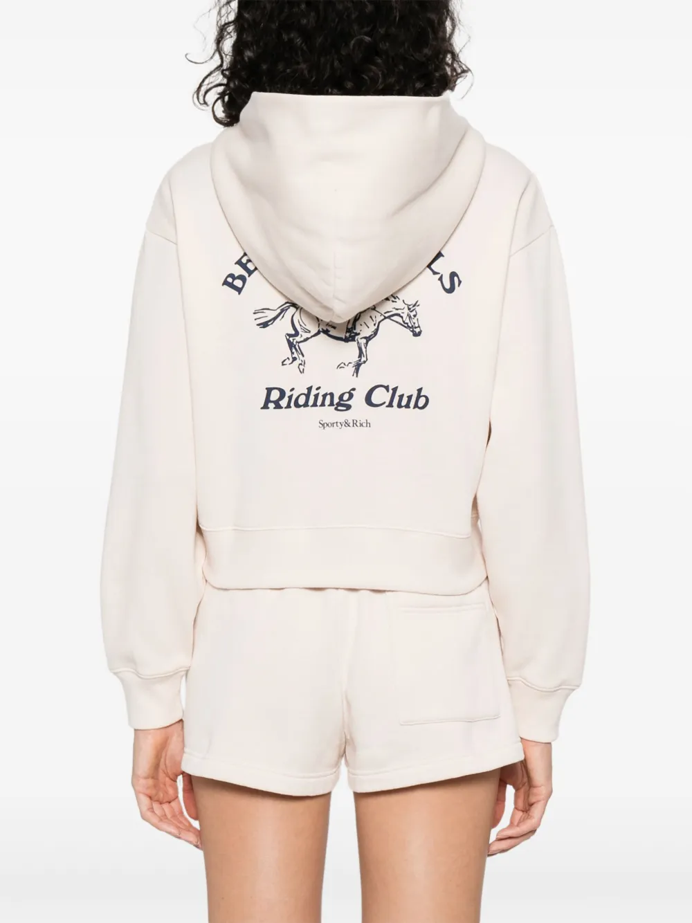 Sporty & Rich Beverly Hills Riding Club hoodie Beige