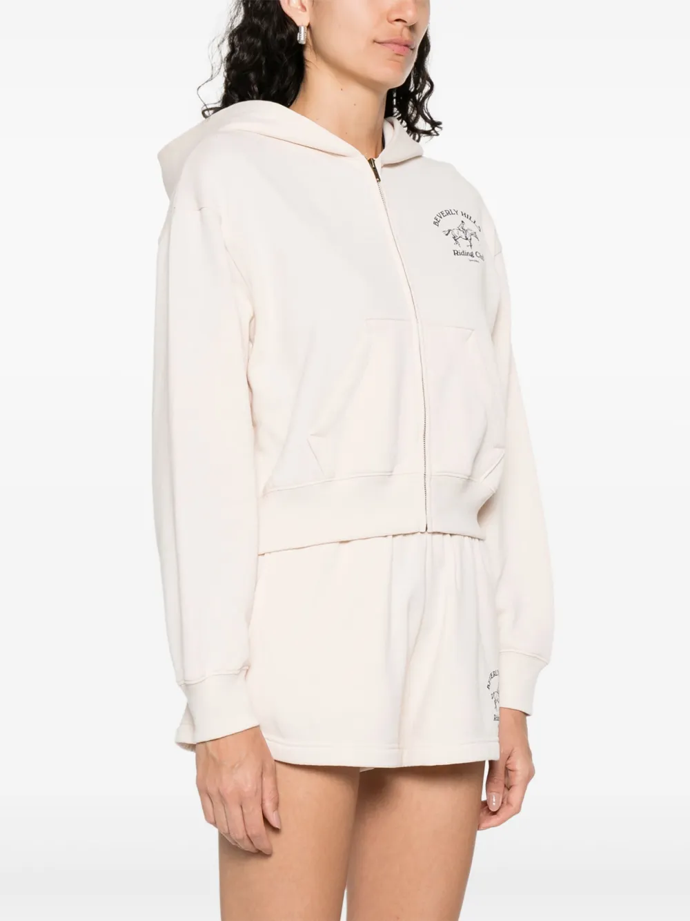 Sporty & Rich Beverly Hills Riding Club hoodie Beige