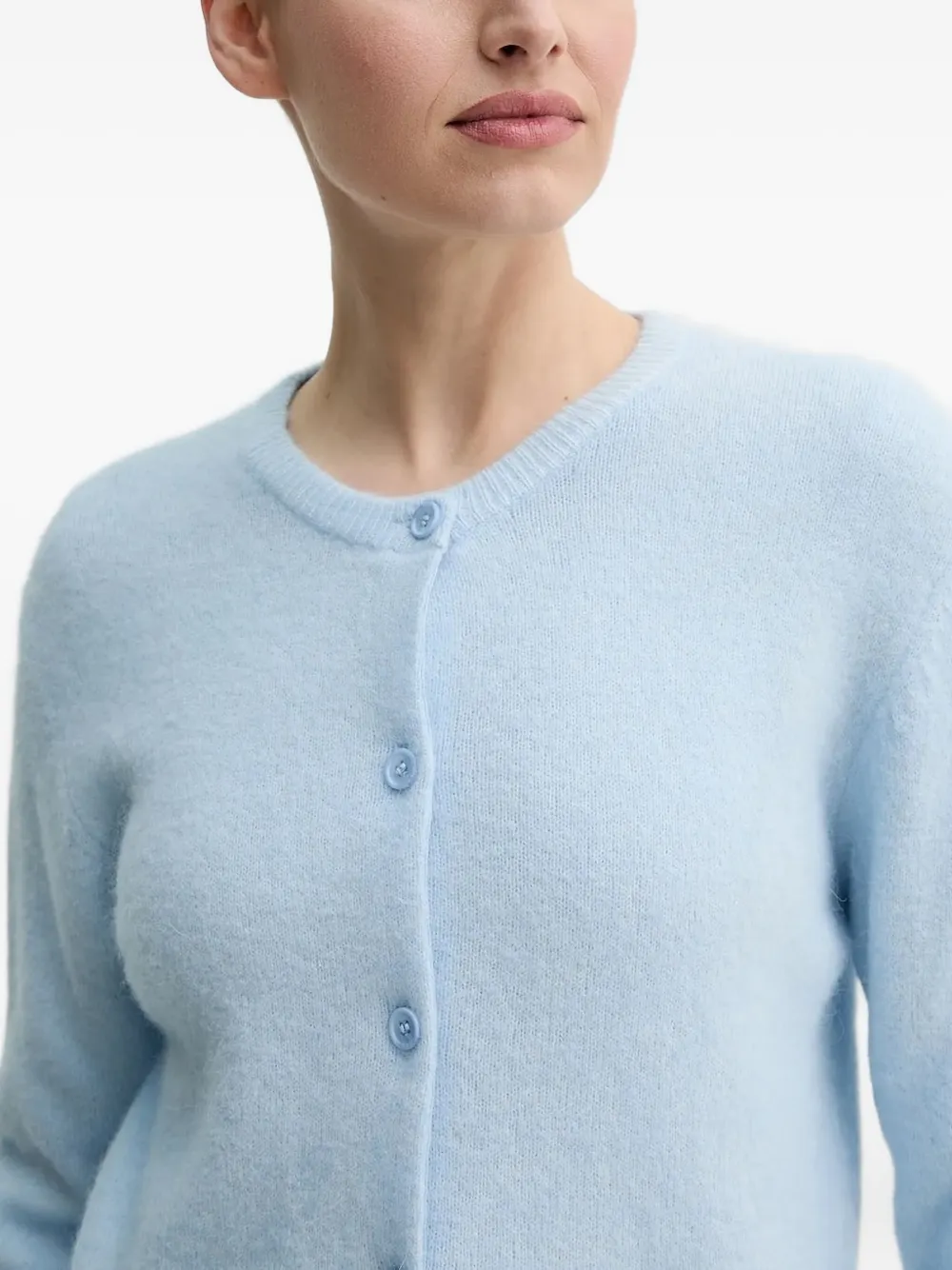 Samsoe & Samsoe Button-front Cardigan In Blue