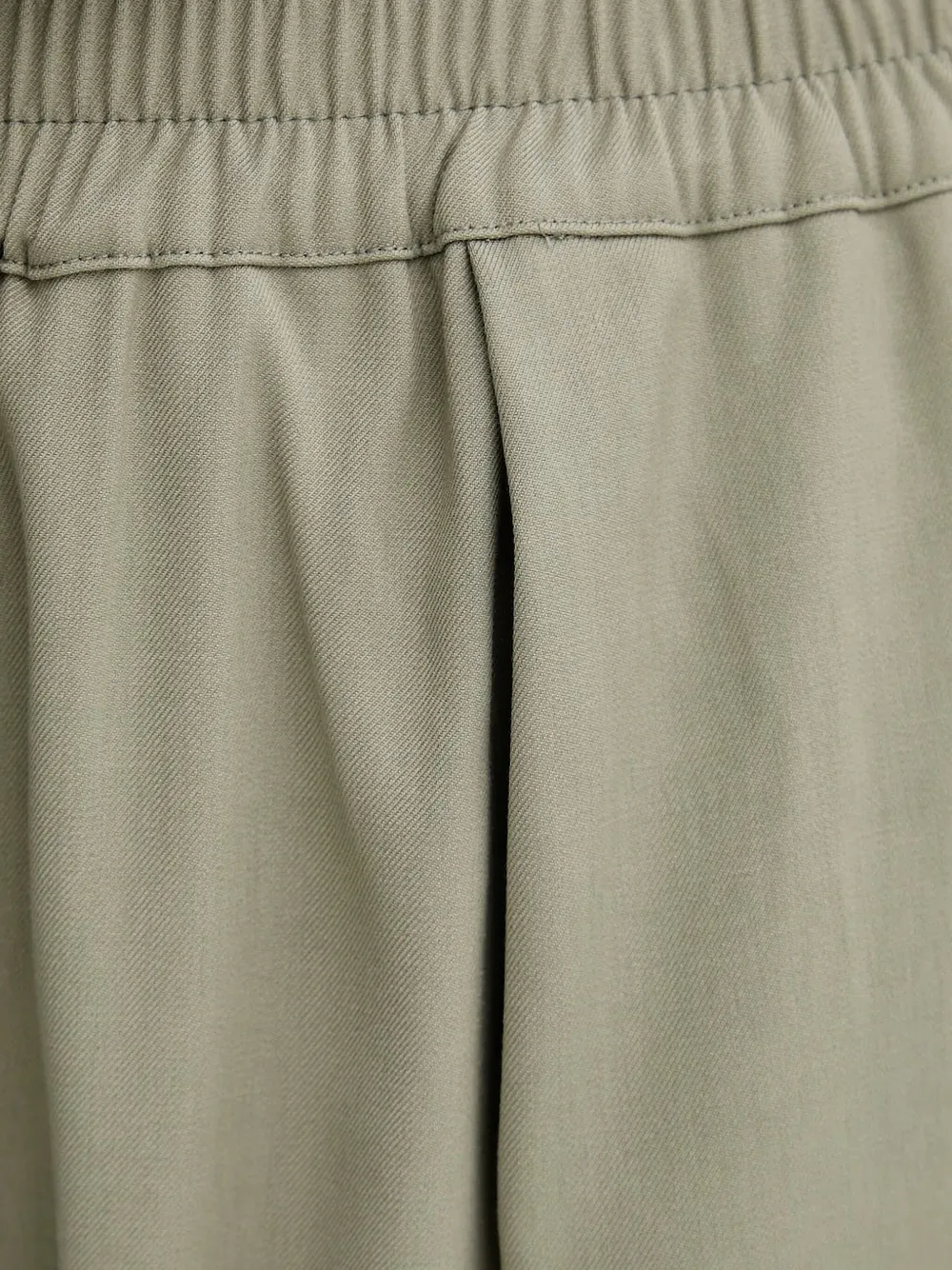 SAMSOE Julia broek met elastische taille Groen