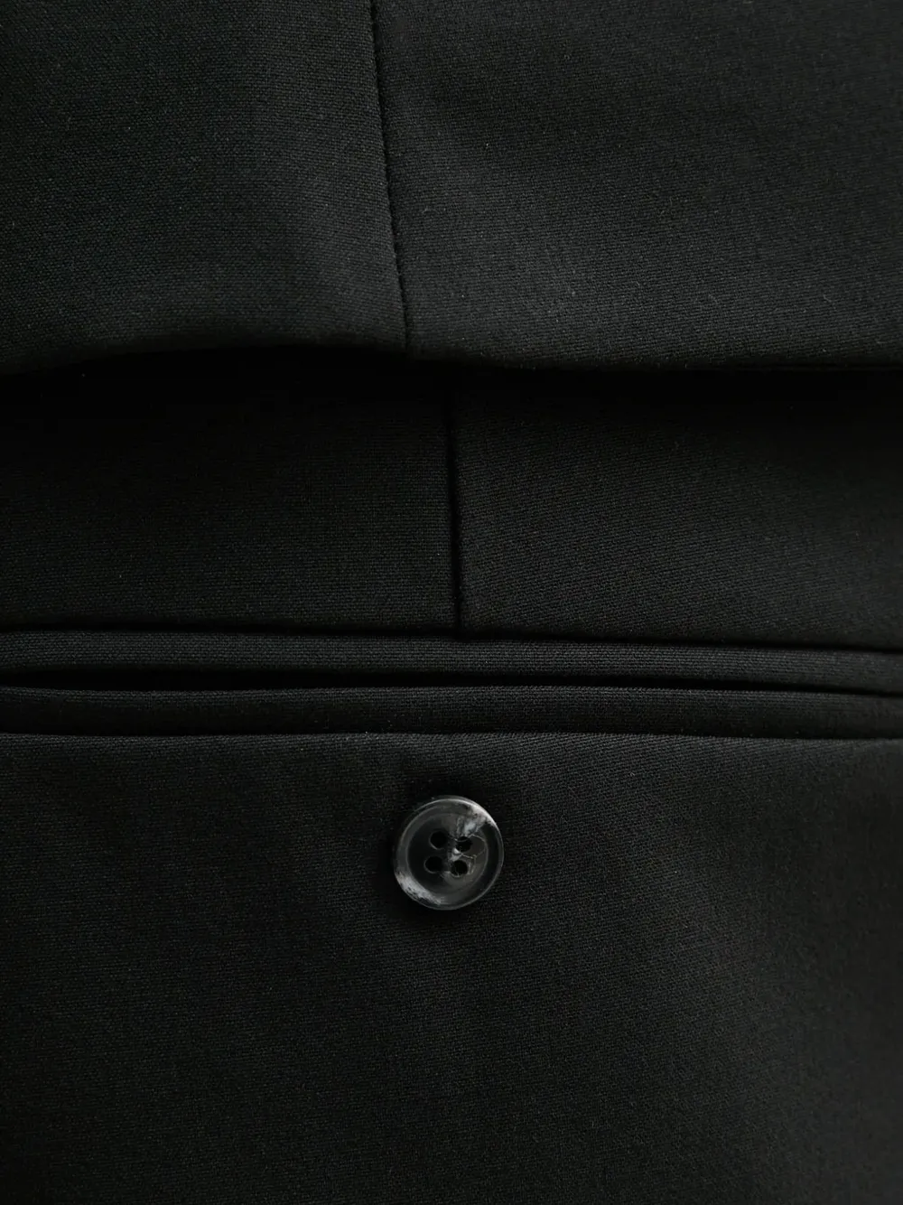 Samsoe & Samsoe Button-detail Wrap Mini Straight Skirt In Black