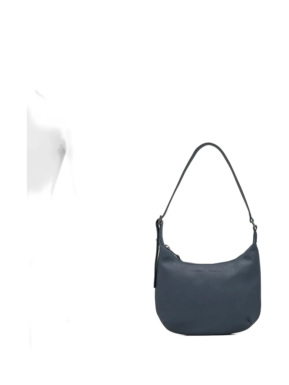 SAMSOE SAMSOE SAFREJA halvemaanvormige mini-schoudertas - Blauw
