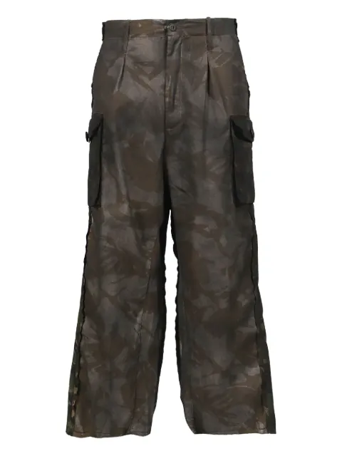 PROTOTYPES pantalones cargo con estampado militar