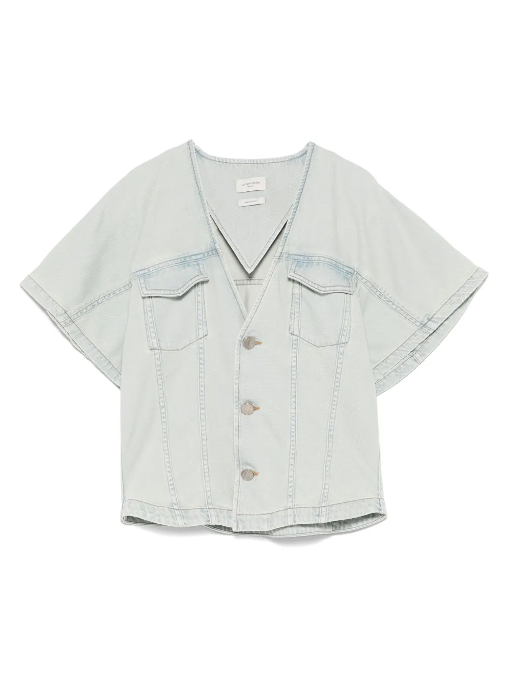 Jacob Cohën short-sleeve denim shirt