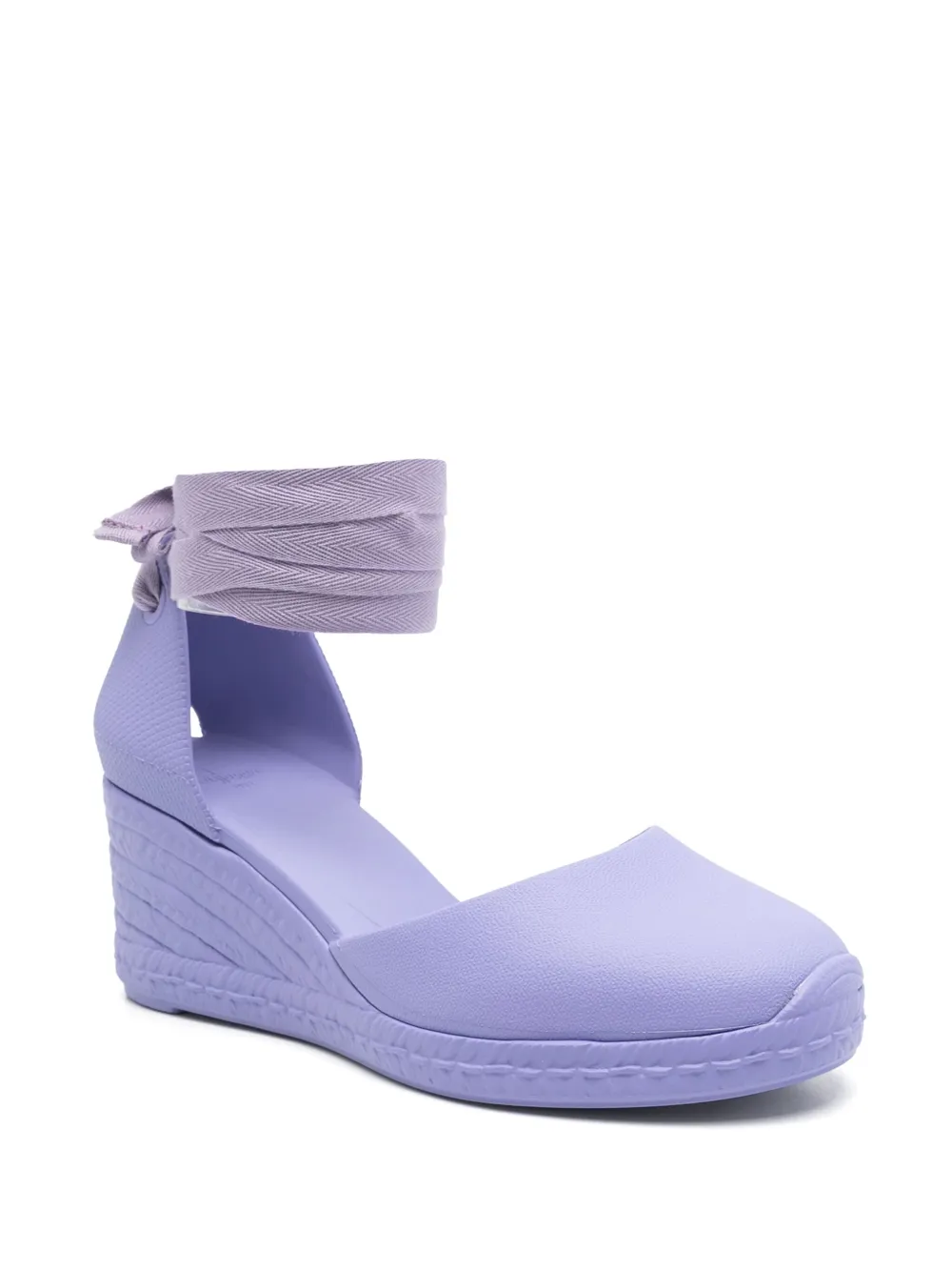 Castañer 70mm Careen wedge espadrilles Purple
