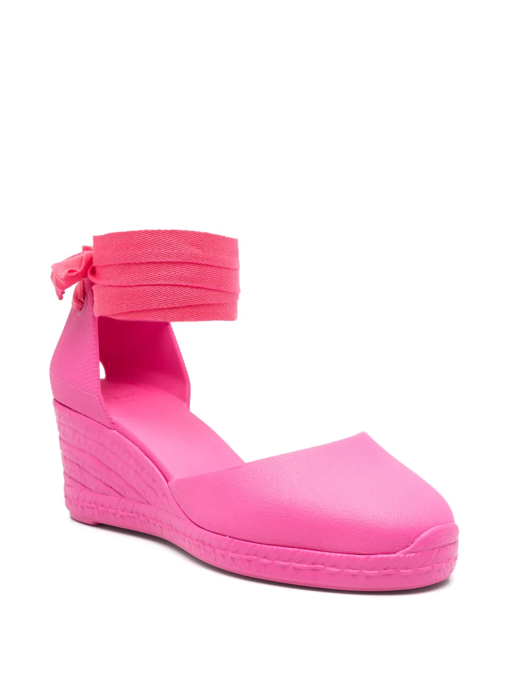 Castañer 70mm Careen wedge espadrilles Pink