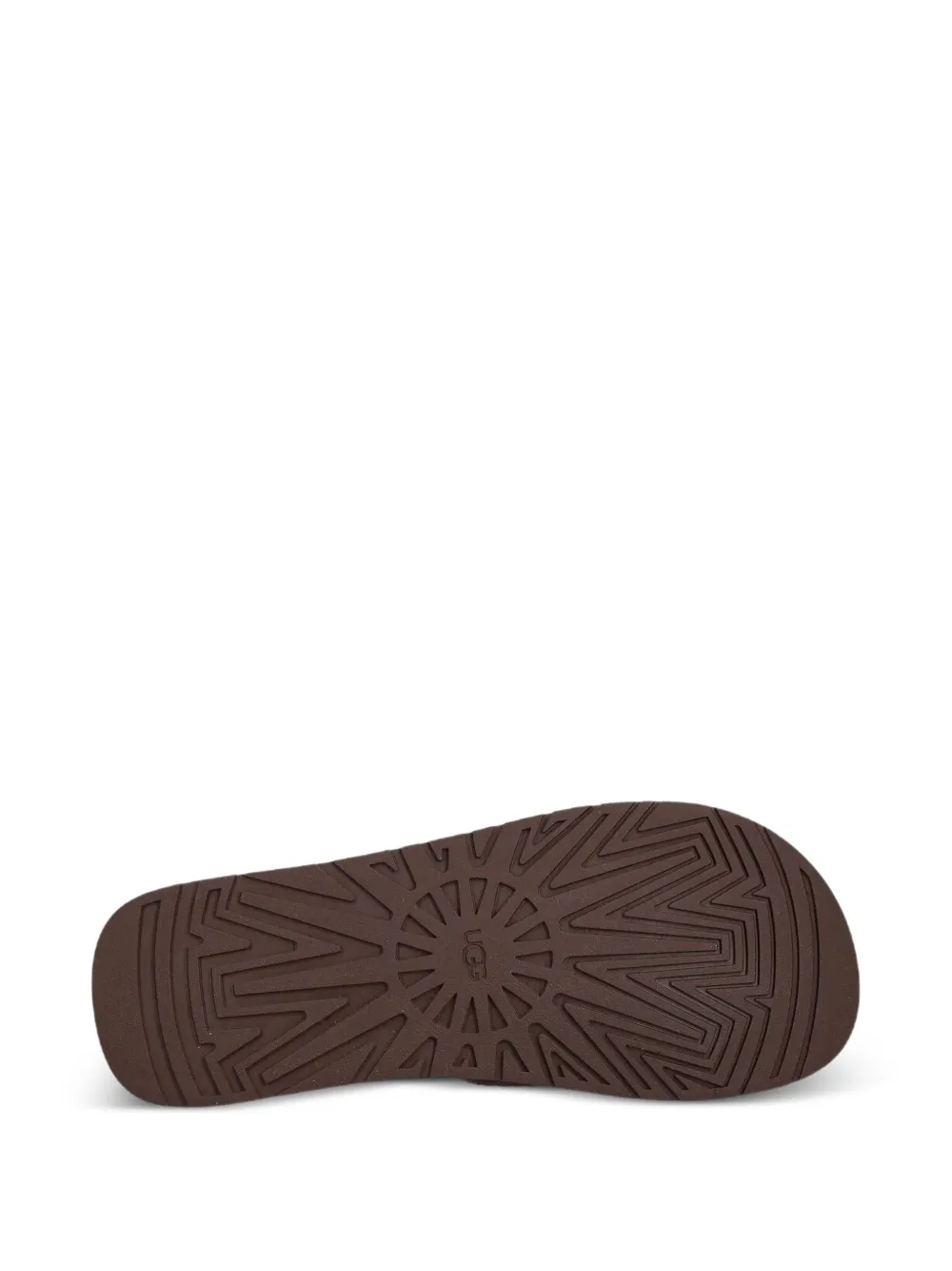 UGG Seaside II leather slides Brown