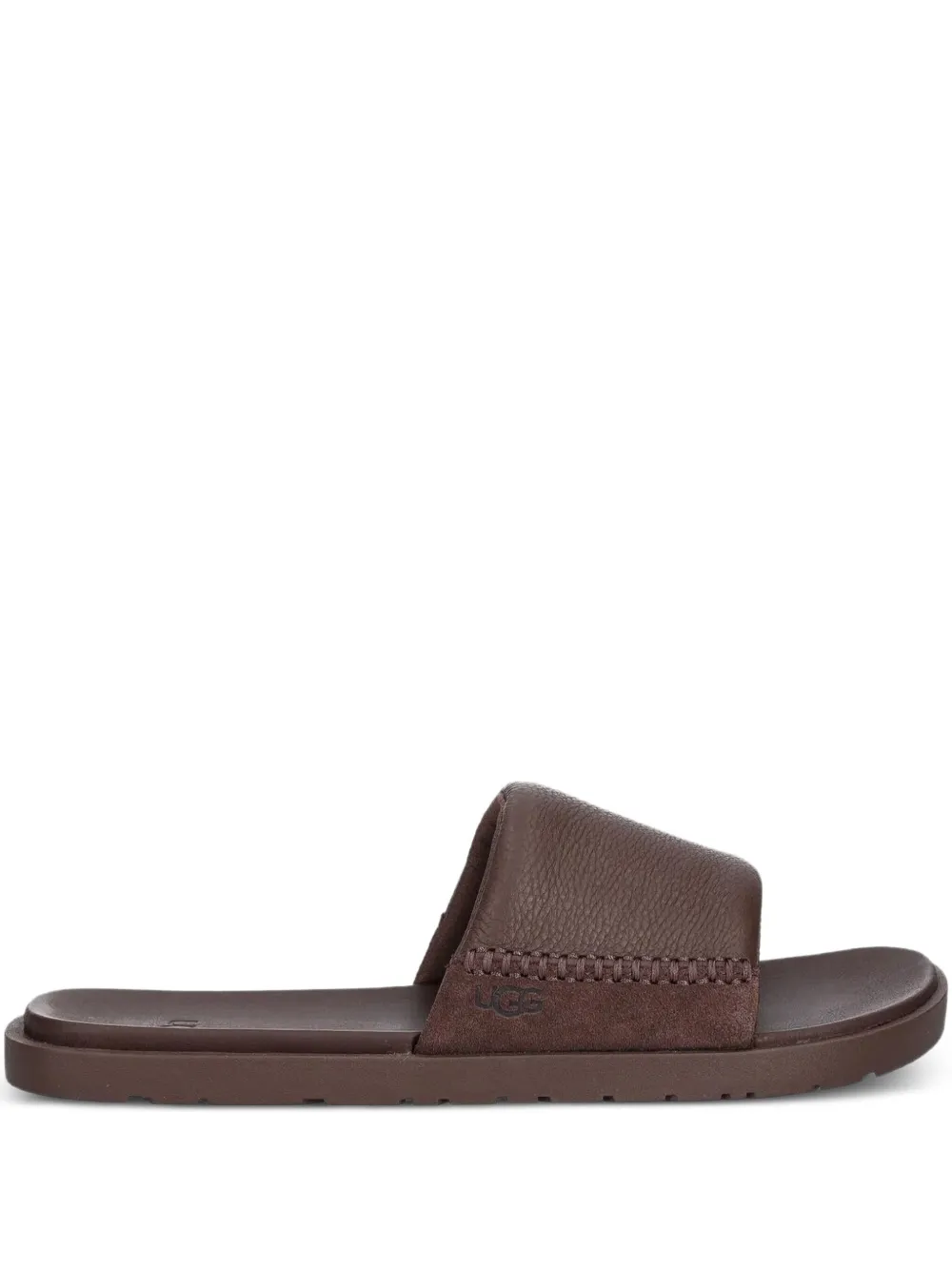 UGG Seaside II leather slides | Brown | Image 1