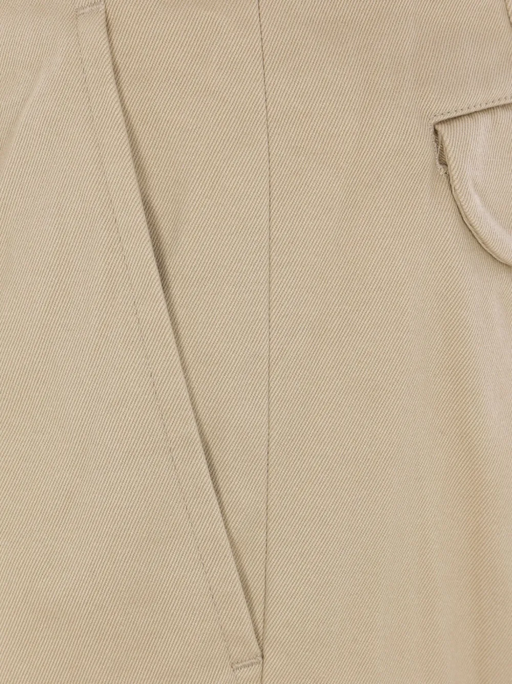 COMME DES GARÇONS GABARDINE WIDE-LEG TROUSERS