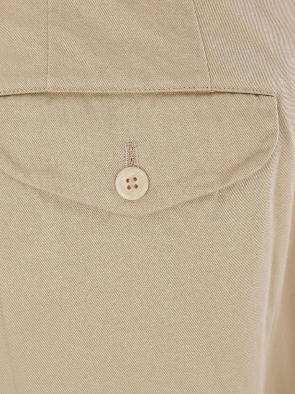 COMME DES GARÇONS GABARDINE WIDE-LEG TROUSERS