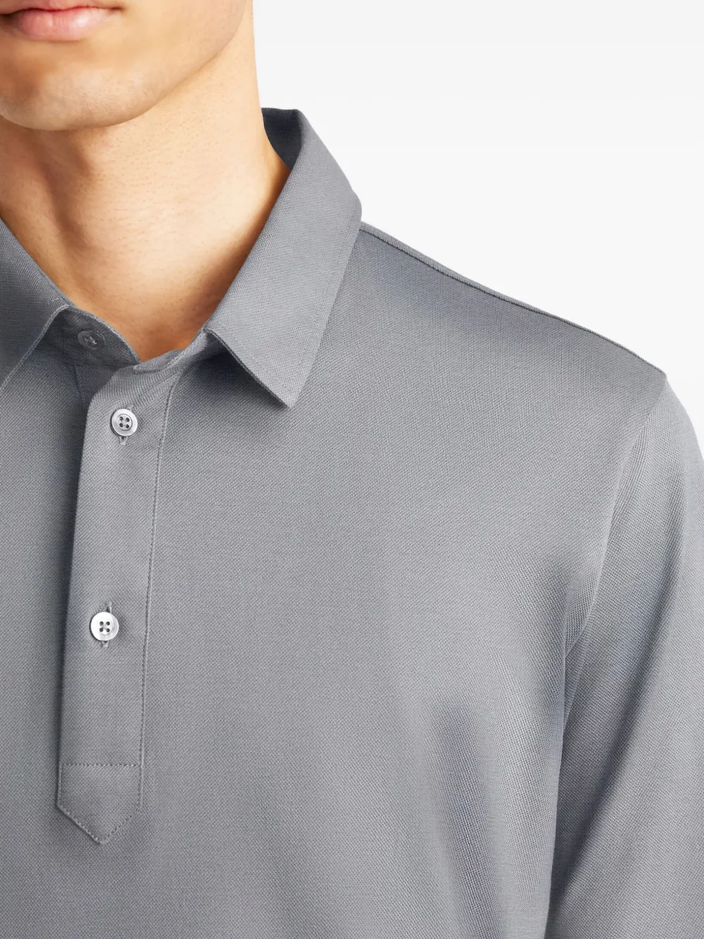 Fusalp three-button polo shirt Grijs